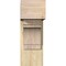 Ekena Millwork Merced Block Rough Sawn Bracket w/ Offset Brace, Douglas Fir, 8"W x 18"D x 22"H BKT0806X18X22MRC05RDF - alternate 4